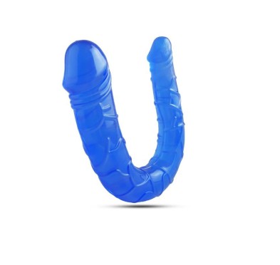 Podwójne dildo analne waginalne dwustronne 15cm